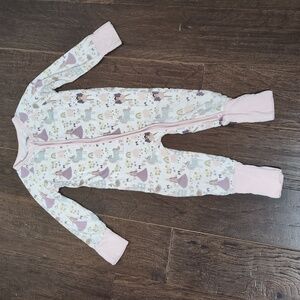 Emerson & Friends Once Upon a Time Princess Convertible Bamboo Pajama 12-18M